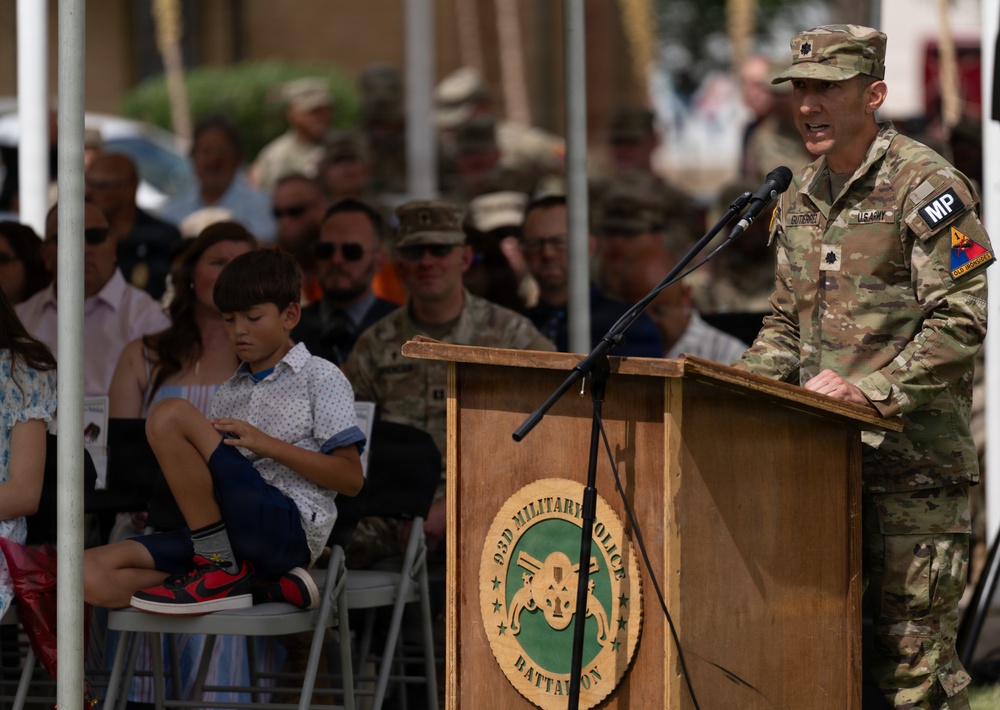 93rd Military Police Battalion Change of Command ceremony