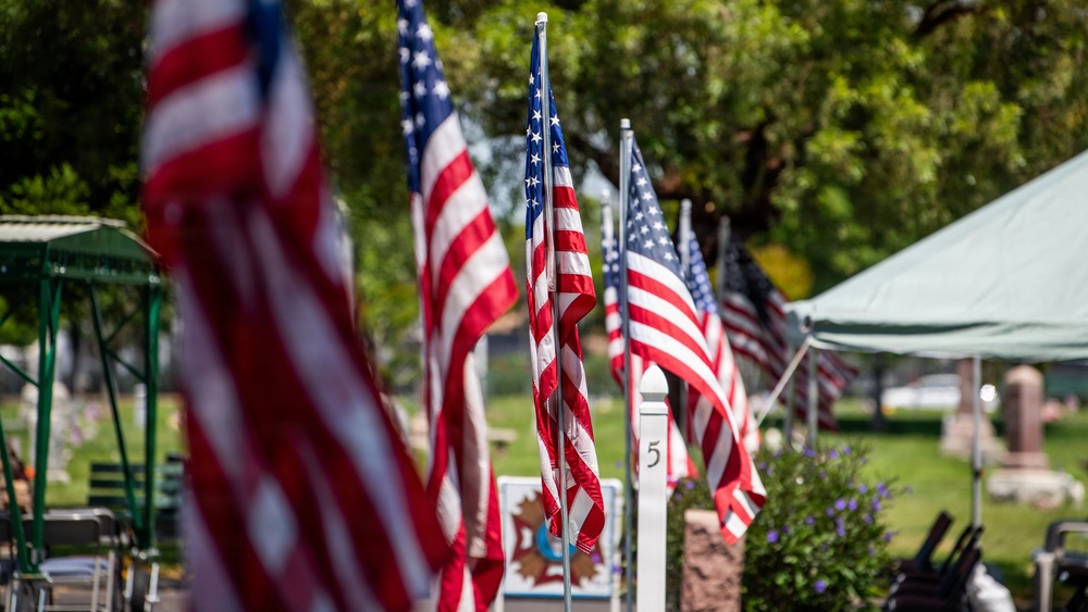 60th AMW visits Winters Cemetery for Memorial Day ceremony