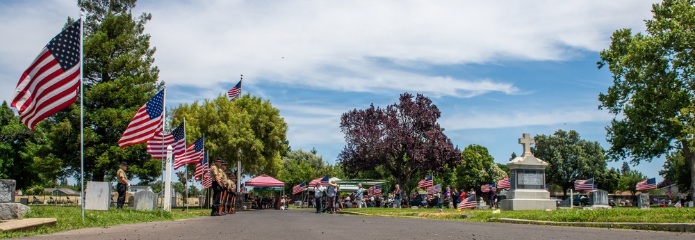 60th AMW visits Winters Cemetery for Memorial Day ceremony