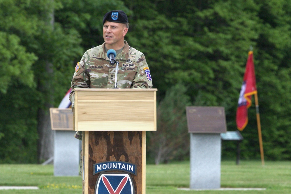 10th Mountain Division (LI) and Fort Drum Change of Responsibility Ceremony