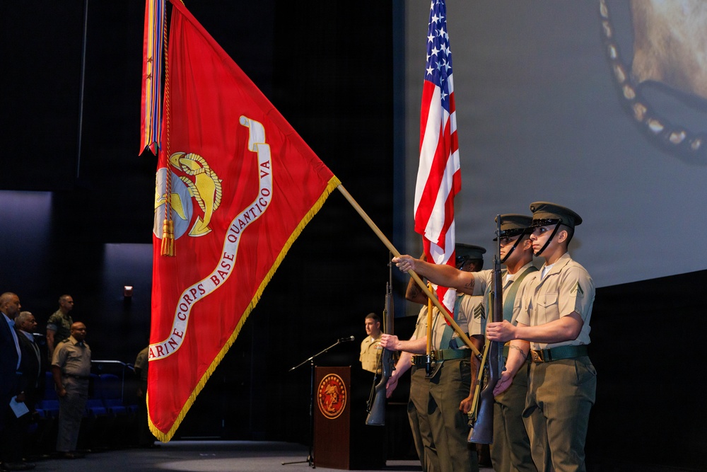 Master Gunnery Sgt. Lawrence Bostic Retirement Ceremony
