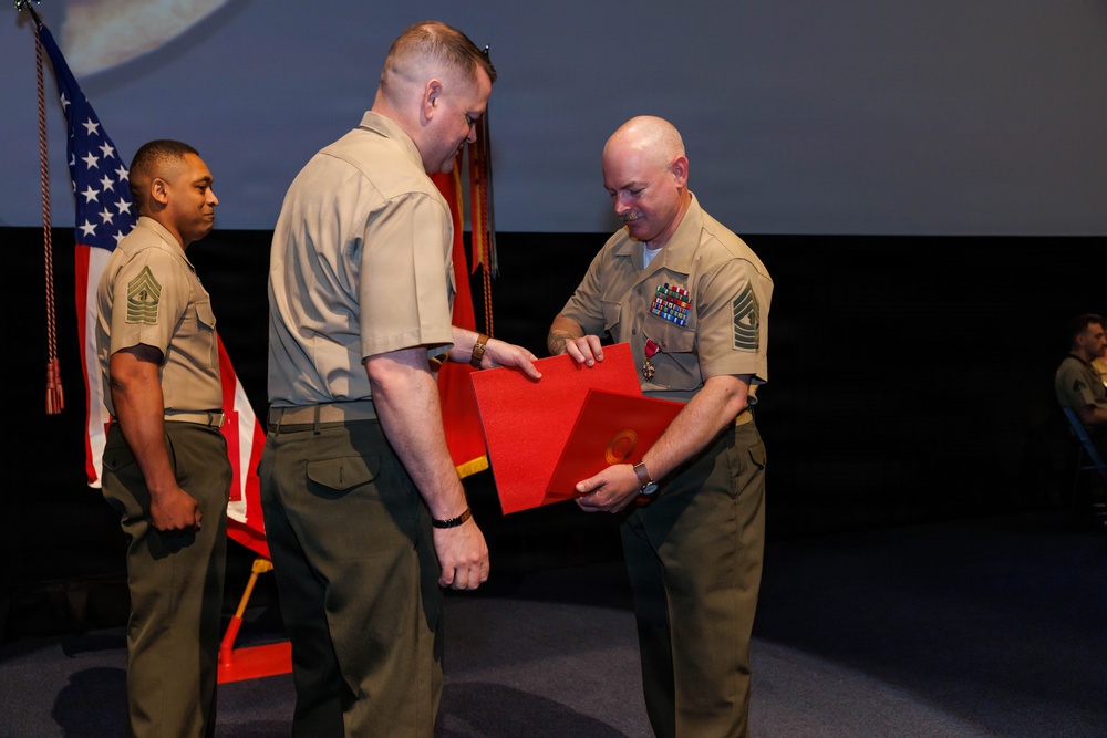 Master Gunnery Sgt. Lawrence Bostic Retirement Ceremony