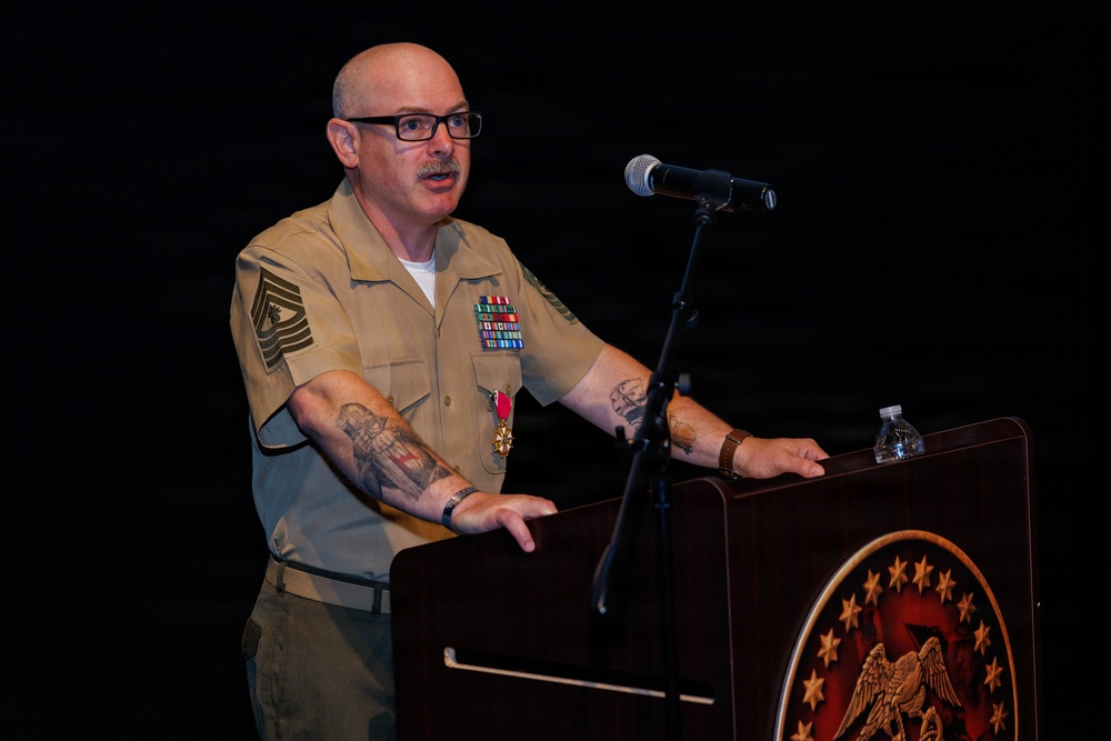 Master Gunnery Sgt. Lawrence Bostic Retirement Ceremony