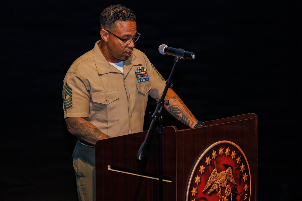 Master Gunnery Sgt. Lawrence Bostic Retirement Ceremony