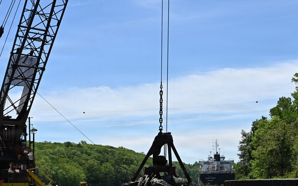 Rochester Harbor Dredging Operations Support Navigation