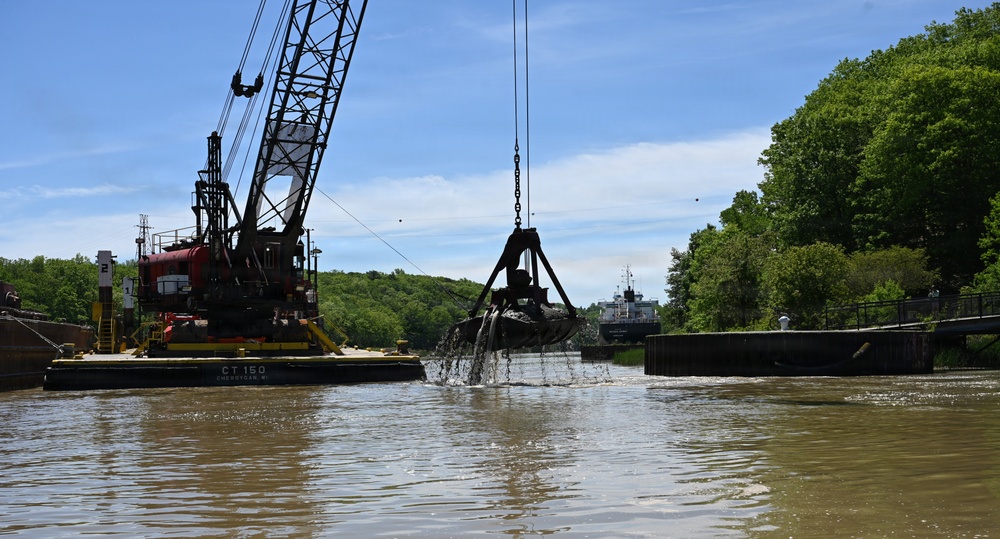 Rochester Harbor Dredging Operations Support Navigation