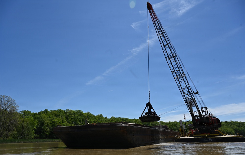 Rochester Harbor Dredging Operations Support Navigation