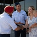 Major General Matthew Wolfe Davidson reviews BMT graduation at JBSA Lackland