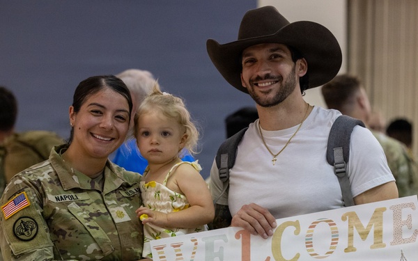 101st HHBN Soldiers return from Border Mission