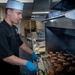 USS Ronald Reagan (CVN 76) Sailors Prepare Food in the Galley