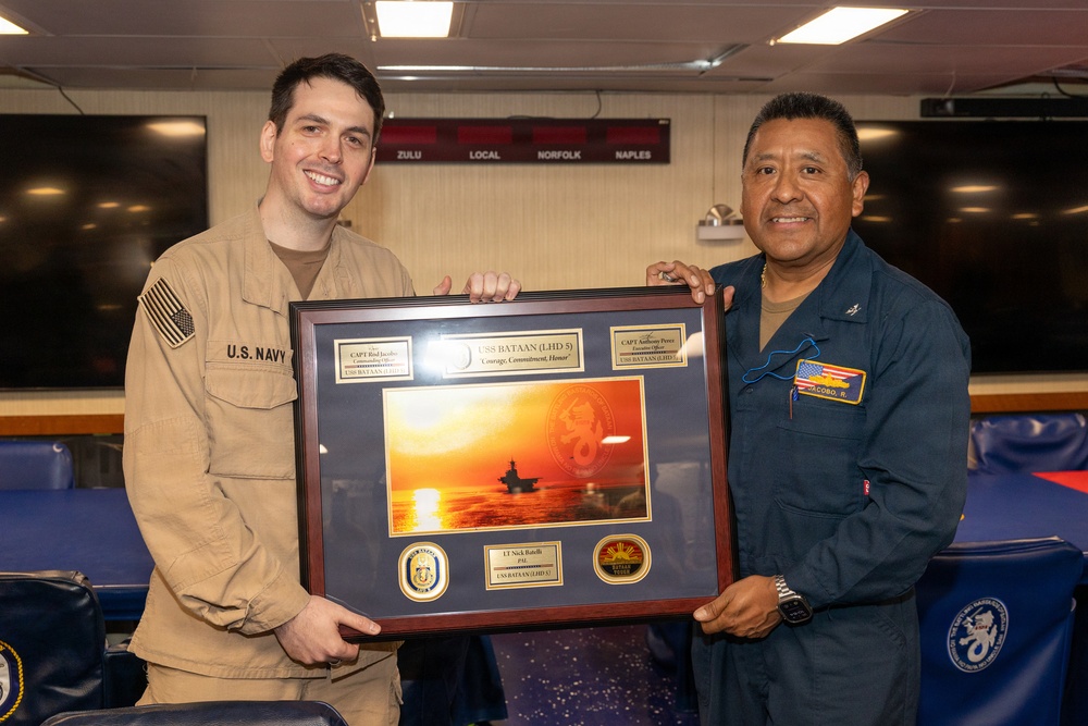 USS Bataan Officer Awards and Ringoff