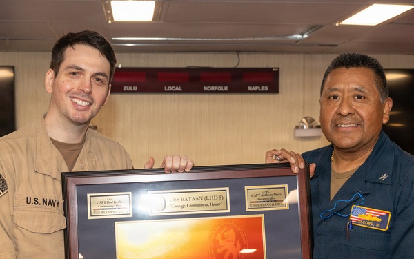 USS Bataan Officer Awards and Ringoff