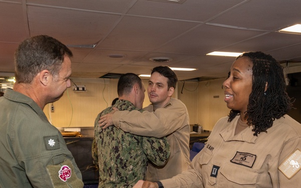 USS Bataan Officer Awards and Ringoff