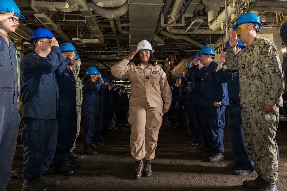 USS Bataan Officer Awards and Ringoff
