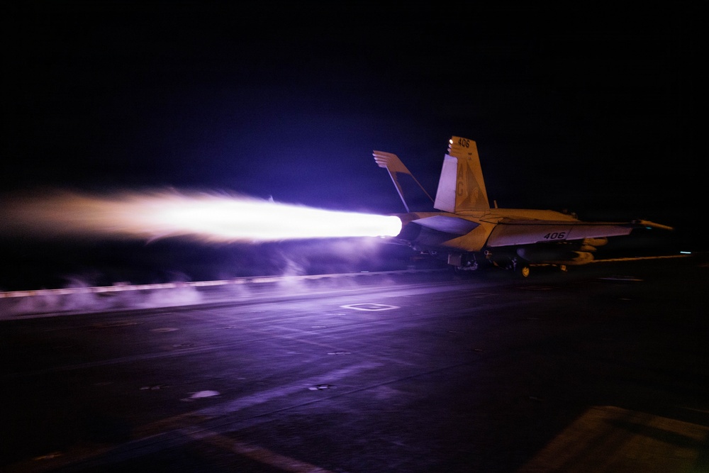 USS George H.W. Bush Conducts Flight Operations