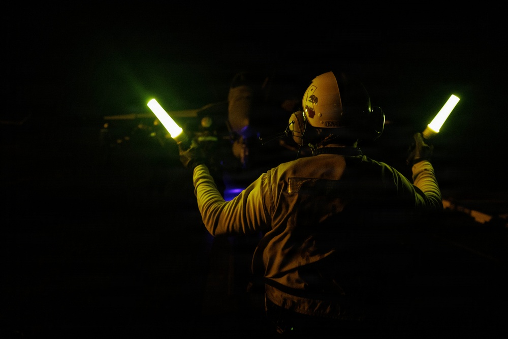 USS George H.W. Bush Conducts Flight Operations