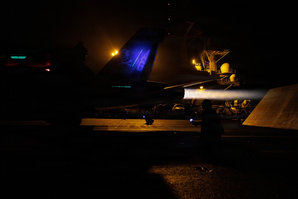 USS George H.W. Bush Conducts Flight Operations