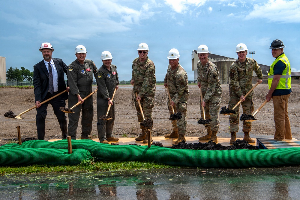 Small-arms range groundbreaking ceremony