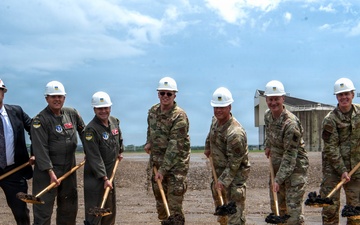 Small-arms range groundbreaking ceremony