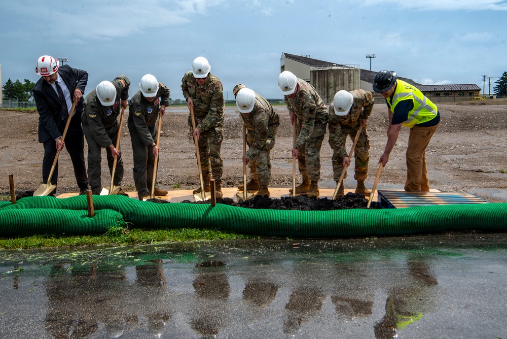 Small-arms range groundbreaking ceremony