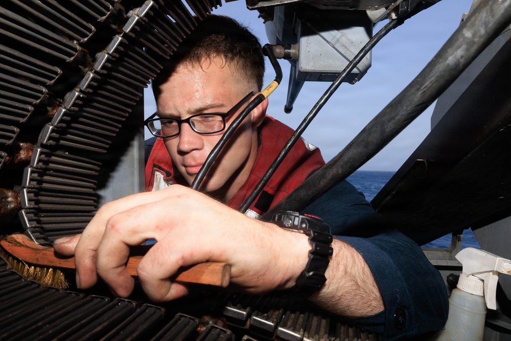 USS George H.W. Bush Conducts Maintenance