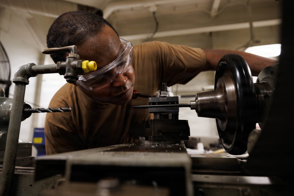 USS George H.W. Bush Conducts Maintenance