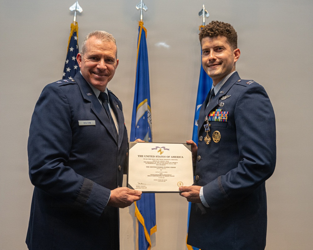 Airman Awarded Highest Flying Honor