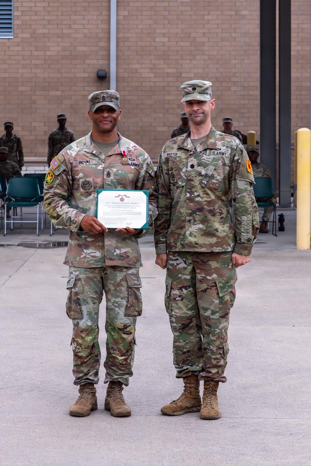 1st Battalion, 62nd Air Defense Artillery Regiment conducts change of responsibility ceremony