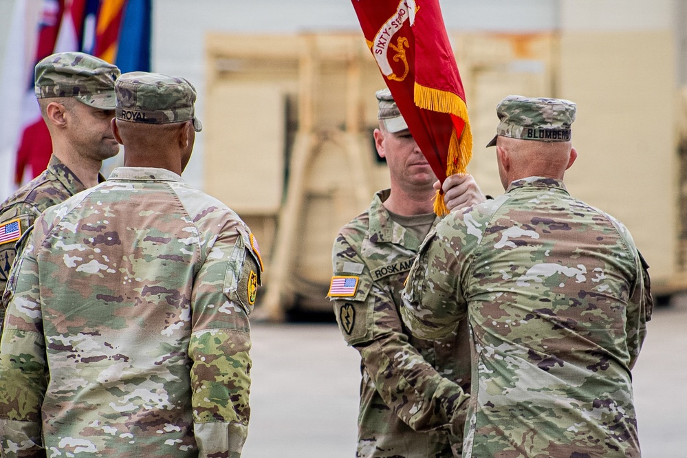 1st Battalion, 62nd Air Defense Artillery Regiment conducts change of responsibility ceremony
