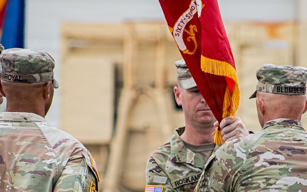 1st Battalion, 62nd Air Defense Artillery Regiment conducts change of responsibility ceremony
