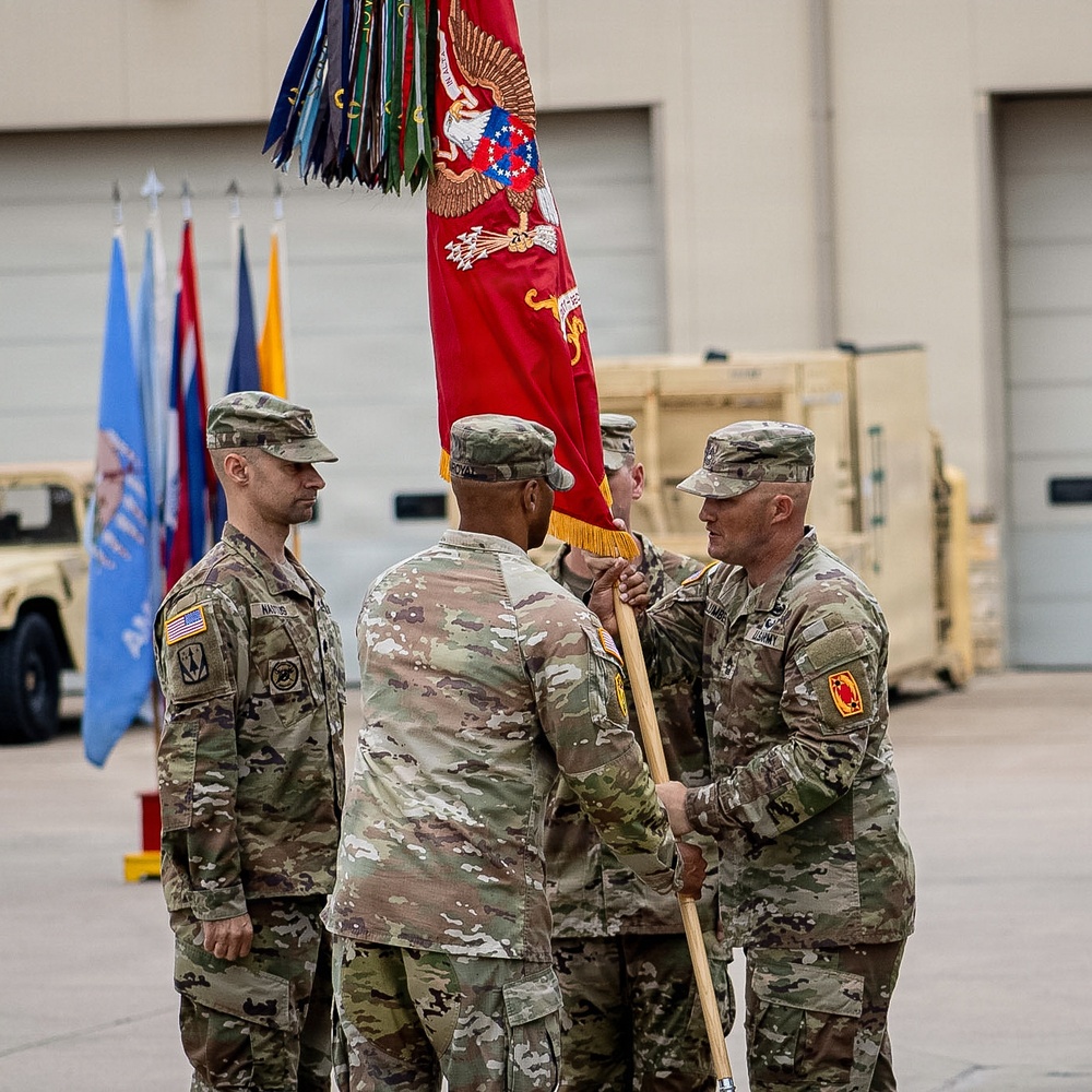 1st Battalion, 62nd Air Defense Artillery Regiment conducts change of responsibility ceremony