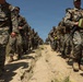 9th Communication Battalion conducts a six-mile hike