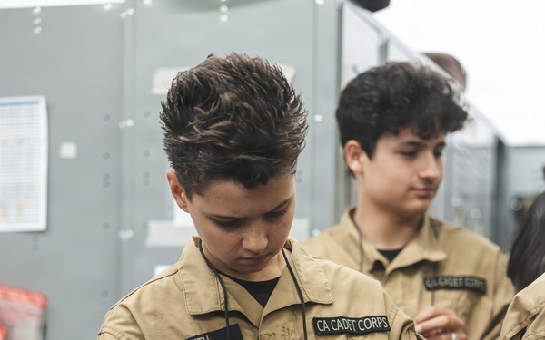 3rd MAW Hosts cadets from Palm Desert Charter Middle School