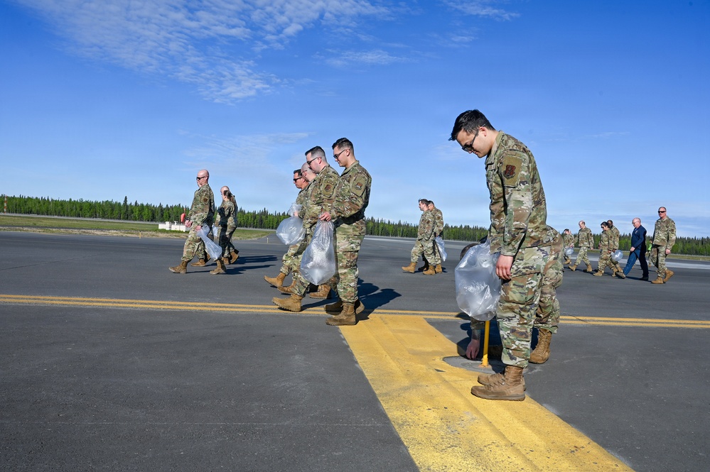 168th Wing takes part in Eielson FOD Walk