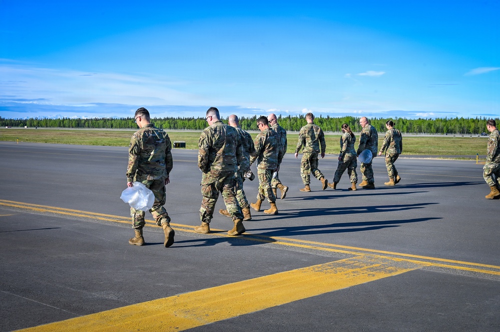 168th Wing takes part in Eielson FOD walk
