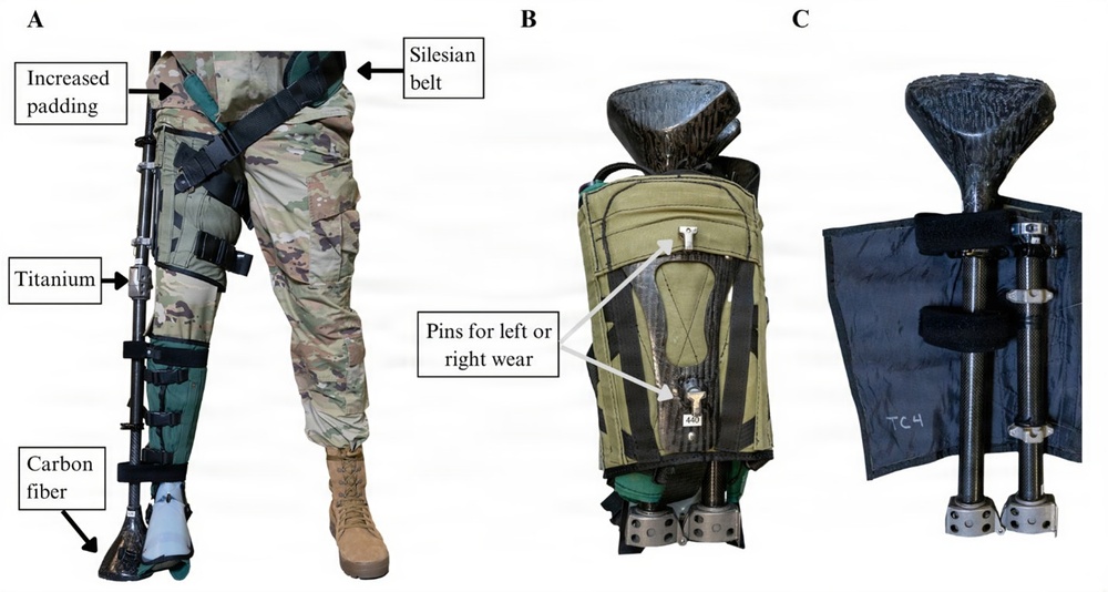 New Exoskeleton Designed to Facilitate the Self-Evacuation of Wounded Soldiers