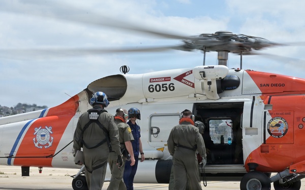 Deputy Chief of Staff to the Secretary of War Patrick Weaver and Senior Advisor to the Commandant of the Coast Guard Steven Munoz visit Coast Guard Sector San Diego