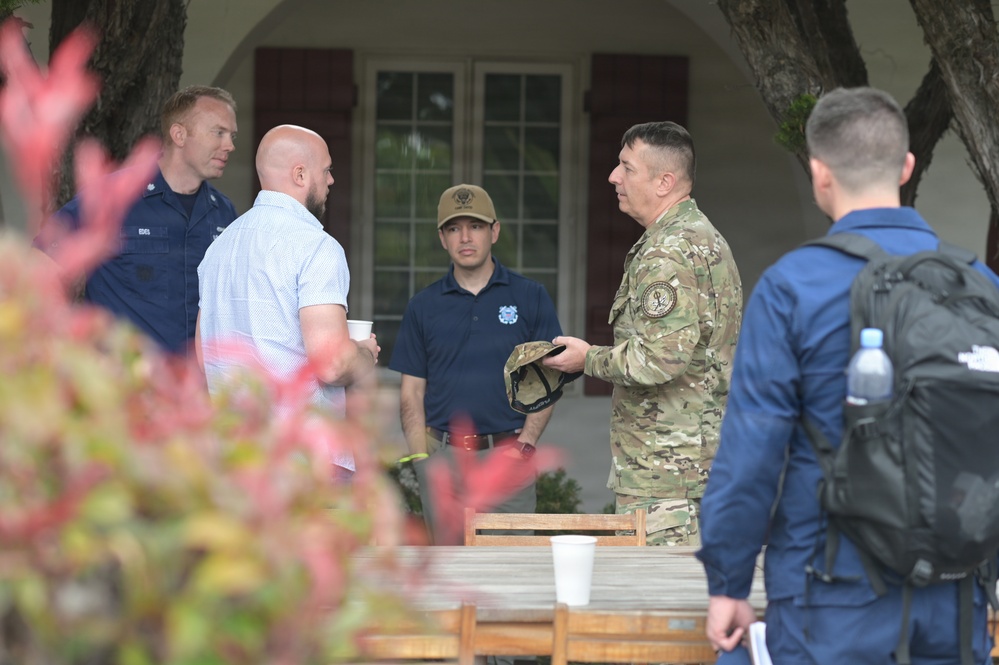 Deputy Chief of Staff to the Secretary of War Patrick Weaver and Senior Advisor to the Commandant of the Coast Guard Steven Munoz visit Coast Guard Sector San Diego