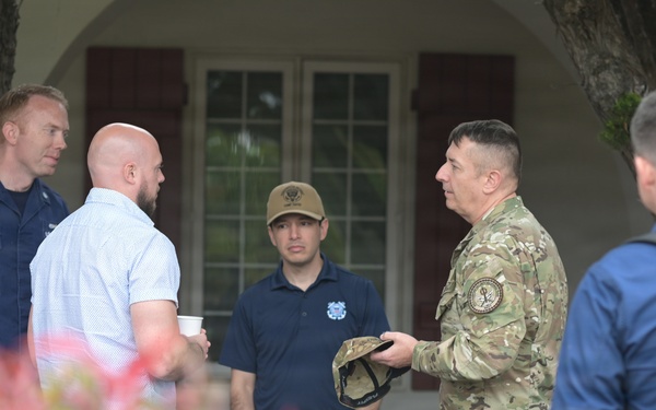 Deputy Chief of Staff to the Secretary of War Patrick Weaver and Senior Advisor to the Commandant of the Coast Guard Steven Munoz visit Coast Guard Sector San Diego