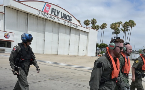Deputy Chief of Staff to the Secretary of War Patrick Weaver and Senior Advisor to the Commandant of the Coast Guard Steven Munoz visit Coast Guard Sector San Diego