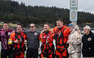 Aircrews from Coast Guard Air Station Kodiak participate in search and rescue demonstration