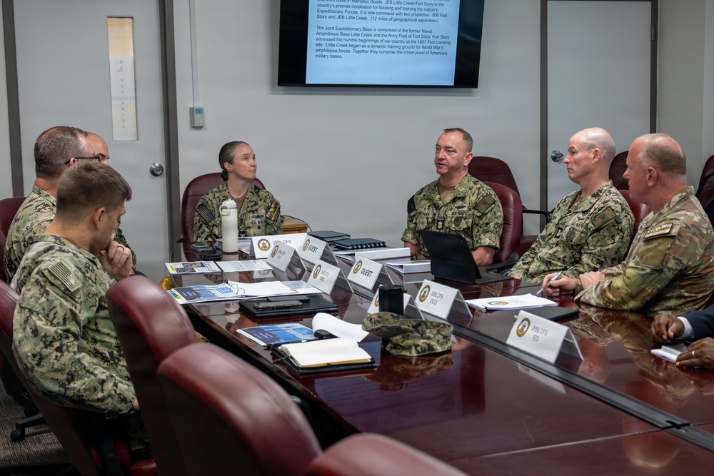 MCPON John Perryman Visits JEB Little Creek