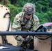 Soldiers Participate in the EFMB portion During E3B Testing