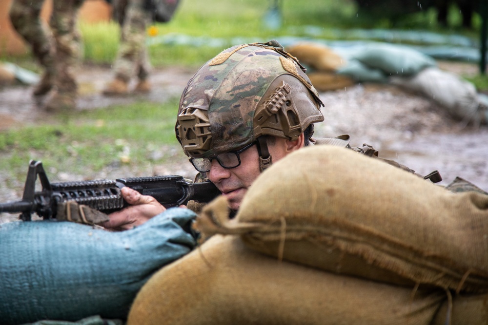 Soldiers Participate in Combat Drills During E3B Testing