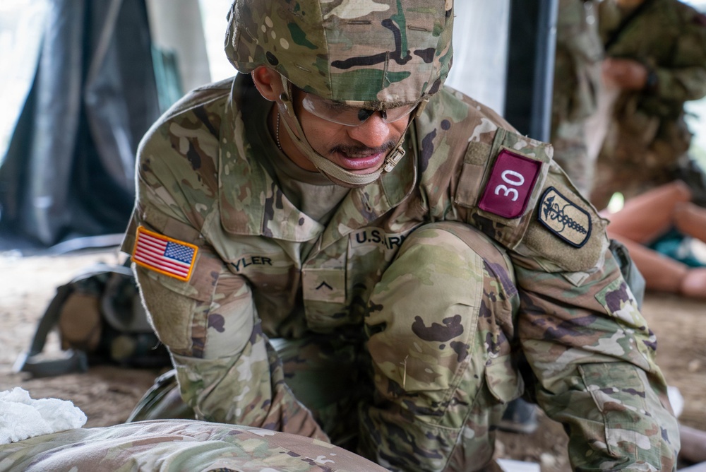 Soldiers Participate in the EFMB Training