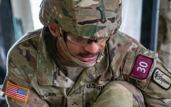 Soldiers Participate in the EFMB Training