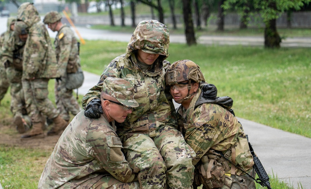 Soldiers Participate in the EFMB Training
