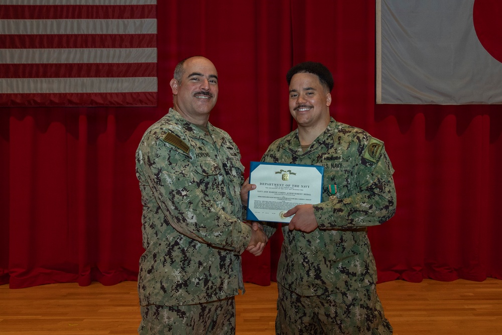 CFAY All Hands Award at Quarters