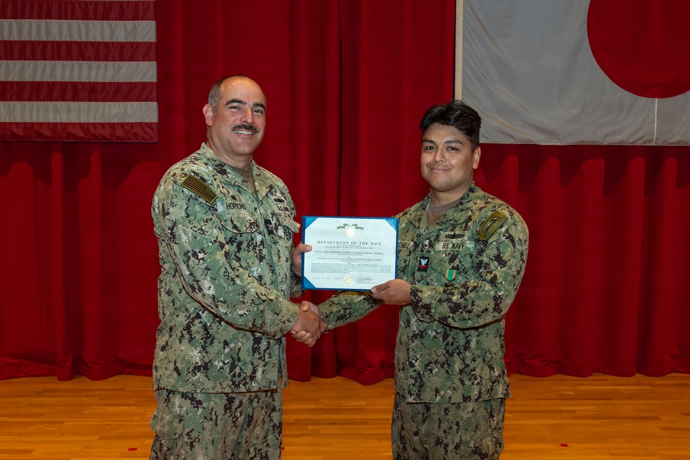 CFAY All Hands Award at Quarters