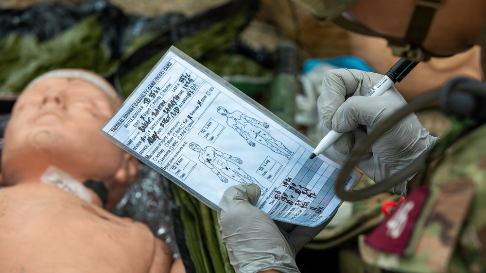 Soldiers Participate in the EFMB Training
